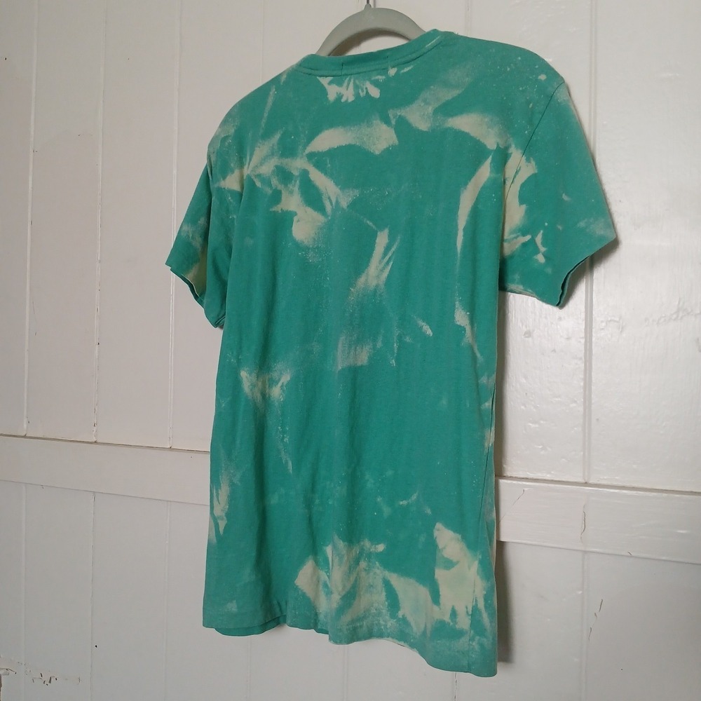 Vintage Polo Ralph Lauren Single Stitch T-Shirt Men's Small Pocket Pony SS Green - Picture 5 of 13